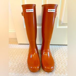 Hunter Original Tall Gloss Finish Rain Boots